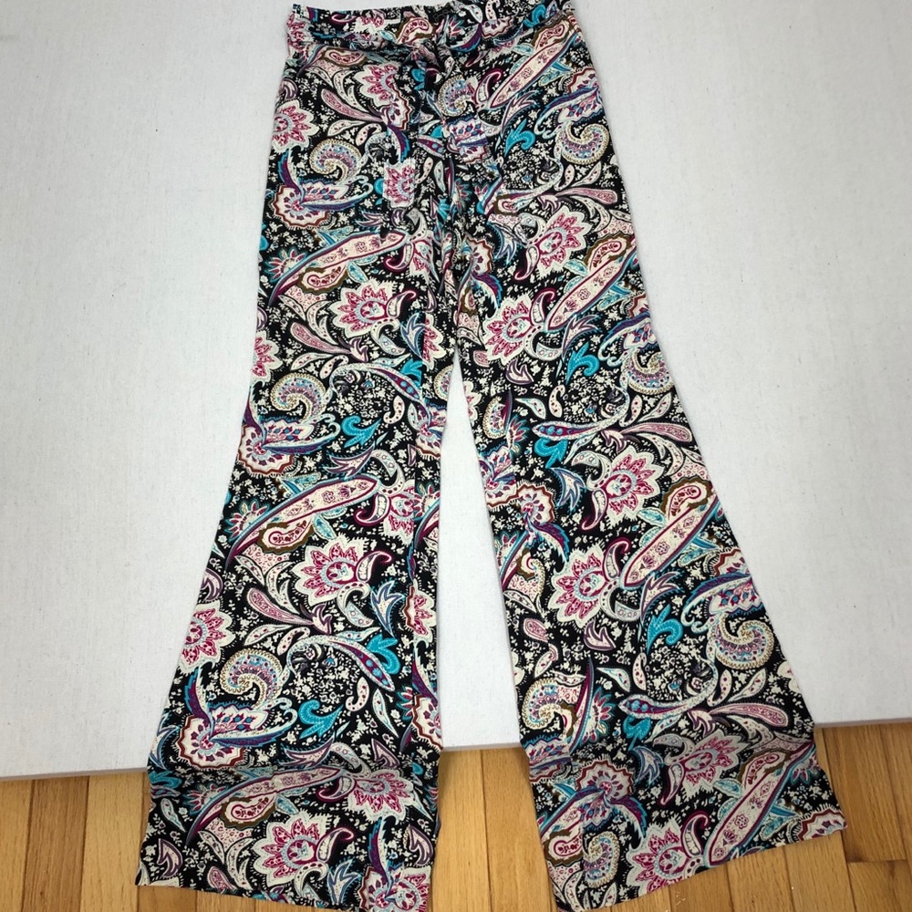 Jessica Simpson Wide Leg Floral Pants